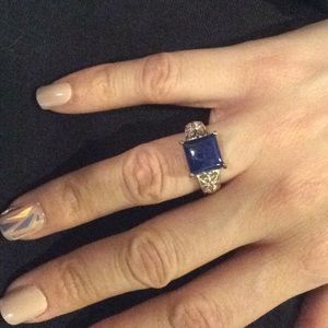 Lapis Lazuli ring in sterling silver size7